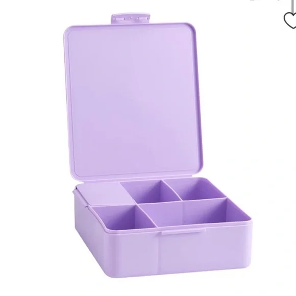 2 Pottery Barn All-in-One Bento Boxes - Purple & Blue - Picture 2 of 12